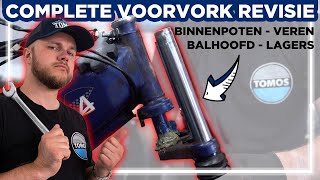 Hoe reviseer ik een Tomos oud model voorvork  Tutorial [upl. by Viehmann]