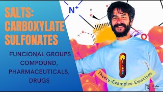 Functional groups in organic and pharmaceutical chemistry Carboxylate and sulfonate salts Exercise [upl. by Yorztif]