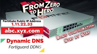 How to Configure Dynamic DNS on FortiGate Firewall  Dynamic Domain Name System [upl. by Couhp]