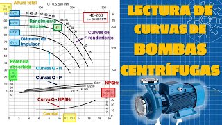 ✅ INTERPRETACIÓN DE CURVAS DE BOMBAS CENTRIFUGAS Q  H DE CATALOGOS [upl. by Areema]