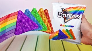 Provei o Doritos Rainbow o Doritos mais raro do mundo [upl. by Aronoff]