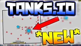 BEST NEW AGARIO GAME EVER  Tanksio  Diepio Tips amp Gameplay [upl. by Lrac]