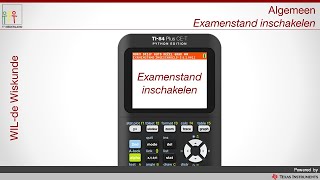 TI84 Plus CET Examenstand Aan [upl. by Howlend]