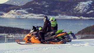 La CôteNord en motoneige  une aventure entre Tadoussac et la Route blanche [upl. by Rhine838]