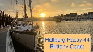 Hallberg Rassy 44 Fast Tides at Chenal du Four amp Bluewater Runner Sailing Sailing Breezy Ep 8 4K [upl. by Bautista237]