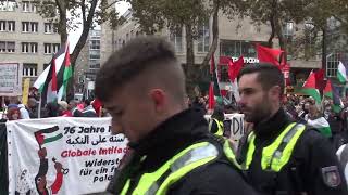 Palästina Bündnis NRW Demo Köln Neumarkt 12102024 [upl. by Oicneconi618]