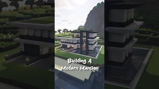 Minecraft Modern Mansion House Building Tutorial Timelapse [upl. by Amsirhc10]