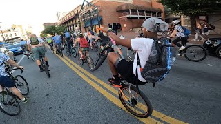 Baltimore Bike Party May [upl. by Nauqat]