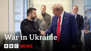 War between Ukraine and Russia will end faster under Trump says Zelensky  BBC News [upl. by Ardaed124]