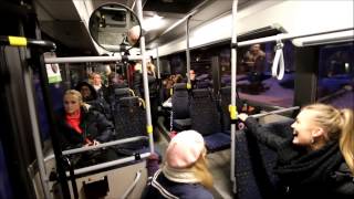 Flashmob på buss Eskilstuna [upl. by Ytissahc]