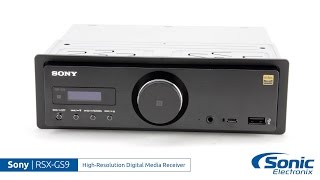 Sony RSXGS9 HiRes Car Audio Stereo Receiver  Product Overview [upl. by Middleton712]