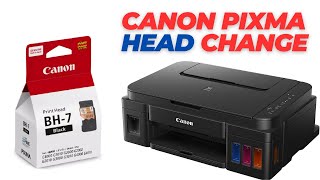 how to change cartridge in canon printer g2000  canon g2000 printer head replacement [upl. by Apicella]