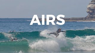 HOW TO SURF  DOING AIRS [upl. by Sivat]