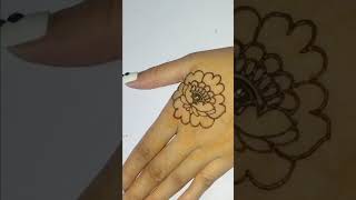 Unique flower 🌹 rose mehndi design newvideo mehndi mehandi mehndidesign newvideo trendingvideo [upl. by Ykcor]