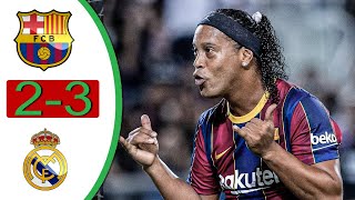 BARCELONA vs REAL MADRID  Highlights amp Goals  Legends Friendly 2021 [upl. by Massimo]