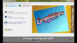 How to Play SWF in Windows Media Player [upl. by Schuler967]