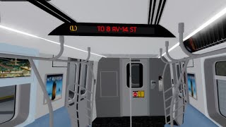 ROBLOX Operating Alstom R160A L to 8th Ave  14th St READ DESCRIPTION [upl. by Annibo]