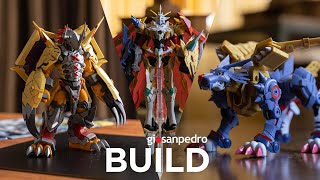 Digimon Build  WarGreymon MetalGarurumon Omegamon ASMR [upl. by Furnary]