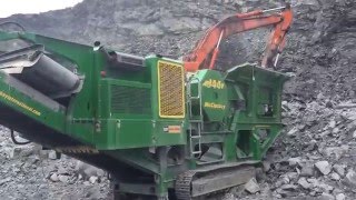 McCloskey J44 Crusher  Monaghan Quarries Ireland [upl. by Drofdarb]