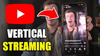 How To Vertical Stream to YouTube Using OBS Studio [upl. by Ahseiyk]