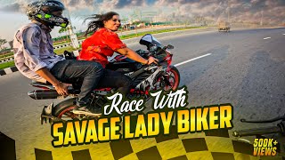 Again Race with that savage Lady Biker  Rasel JTS [upl. by Merlin]