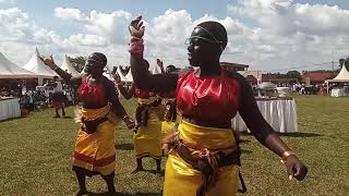 Baganda dance during dedication prayer at wisdom high school Akalo 2024 [upl. by Surovy]