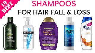 10 Best Shampoos for Hair Fall  Top Shampoo for Hair Loss Hair Growth Thinning Hair and Dandruff [upl. by Backer]