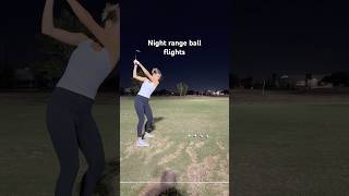 Night range ball flights ✨ golf [upl. by Yorgen479]