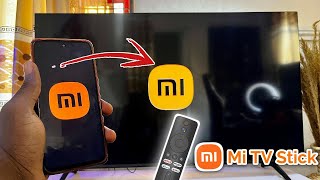 How to Screen Mirror Phone to Xiaomi Mi TV Stick [upl. by Nylekoorb]