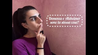 Che differenza cè tra demenza senile e Alzheimer [upl. by Ylro269]