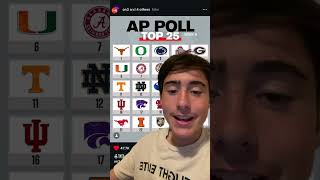 Week 8 college football rankings [upl. by Ayr16]