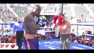 Deontay Wilder vs Jason Gavern ● Highlights HD TKO 4 [upl. by Refeinnej]