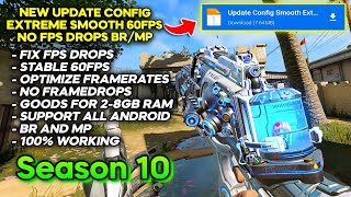 CONFG CODM FIX FPS DROPS  FIX SCREEN FREEZE  SEASON 10 [upl. by Dloniger535]