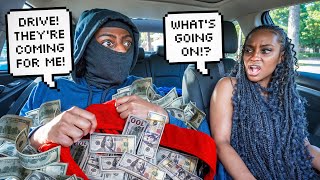 BANK ROBBERY PRANK ON GIRLFRIEND EPIC REACTION [upl. by Lynnea835]