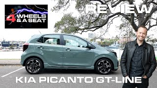 Boy Racer Looks  2024 Kia Picanto GTLine Review [upl. by Helas]