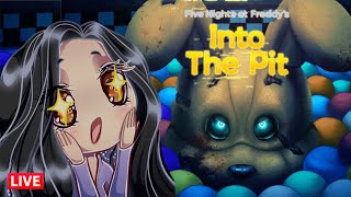 🔴 LIVE Five Nights at Freddys Into The Pit NEW HORROR GAME [upl. by Aihsilat]