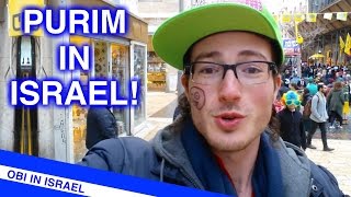 PURIM IN ISRAEL  ITS CRAZY HERE [upl. by Gerhard]