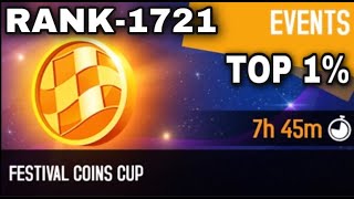 Asphalt 8 Festival Coins Cup Oceanview Derby Mazzanti Evantra Millecavalli Rank1721 [upl. by Swithbert99]