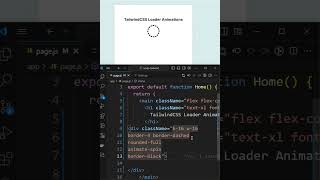 Crafting a Chic Loading Spinner with Tailwind CSS ✨ tailwindcss tailwind css3 css spinner [upl. by Frasier523]
