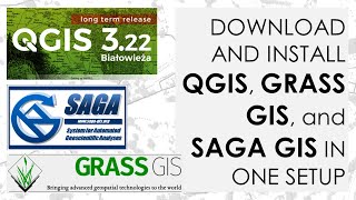 How to Download amp Install QGIS  GRASS GIS and SAGA GIS Download Plugins for QGIS [upl. by Eillat]