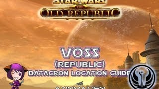 SWTOR  Voss Republic Datacron Location Guide [upl. by Oicangi]