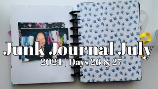 Junk Journal July 2024  Days 26 amp 27  Classic Happy Planner [upl. by Gautea689]