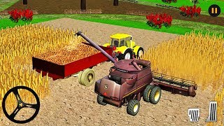 Real Tractor Farming Simulator  New Farm Game 2020  Android Gameplay [upl. by Hcire]