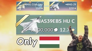 Grind Hungarian Aviation Tech Tree 💀 But Using Only Hungarian Aircraft Part 4 [upl. by Amolap]