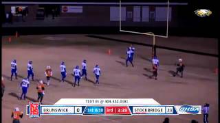 Stockbridge 4 Artemus Mitchell 25yd TD rush [upl. by Akeemaj]