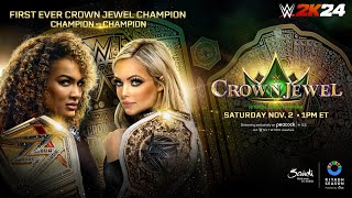 Liv Morgan Vs Nia Jax  WWE Womens Crown Jewel Championship Match wwe wwe2k24 Predicts [upl. by Orvah69]