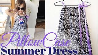 How to Sew a Pillowcase Dress amp Making the Pattern for Beginners [upl. by Yhtac]