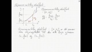 Matematikk 1T Gjennomsnittlig vekstfart [upl. by Budwig]