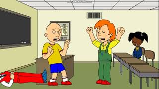 Caillou Beats Up Mrs MartinGrounded [upl. by Nedap]