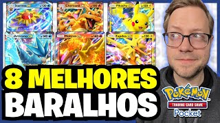 Os 8 MELHORES DECKS de Pokémon TCG Pocket  Novembro 2024 [upl. by Kurtzig]